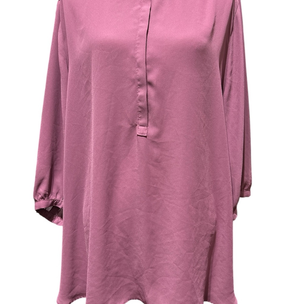 Ladies blouse Woman Within purple size 1X 22/24